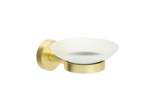 Мыльница стекло золото-сатин Fixsen Comfort Gold