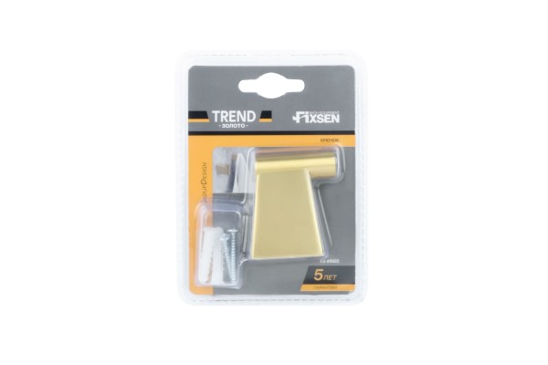 Крючок FIXSEN TREND GOLD одинарный