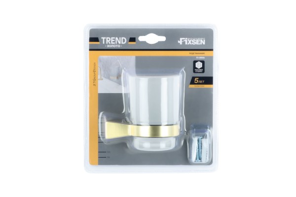 Подстаканник FIXSEN TREND GOLD одинарный