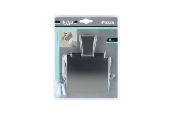 Бумагодержатель FIXSEN с крышкой TREND GRAPHITE