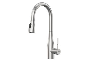 Смеситель Lemark Expert для кухни с выдвижным поворотным изливом