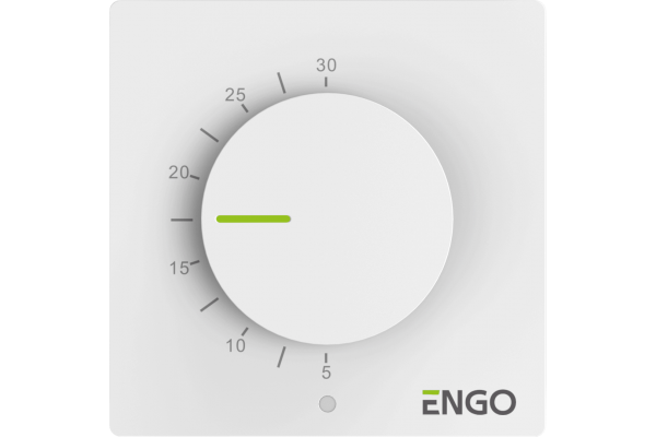 ENGO ESIMPLE230W терморегулятор проводной, непрограммируемый, 230 В, белый