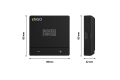 ENGO EASY230B терморегулятор проводной накладной 230В, черный