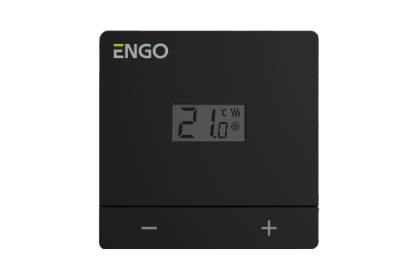 ENGO EASY230B терморегулятор проводной накладной 230В, черный