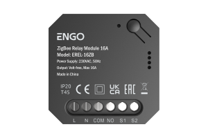 Реле, ENGO, ZigBee, 1x16A, выход NO-COM