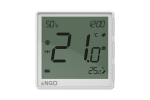 ENGO EONEBATW Zigbee 3.0 терморегулятор беспроводной с датчиком влажности для умного дома