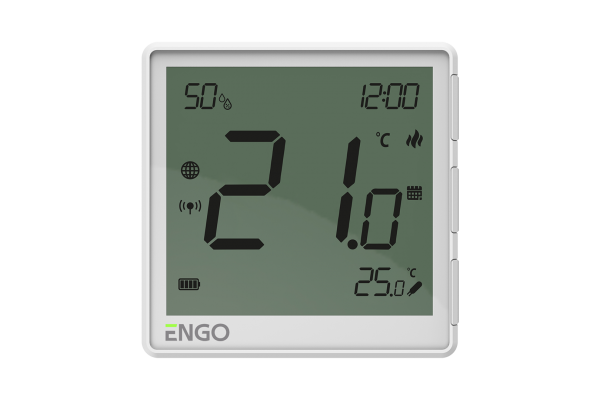ENGO EONEBATW Zigbee 3.0 терморегулятор беспроводной с датчиком влажности для умного дома