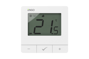 ENGO E25-BATW терморегулятор накладной ZigBee/868 МГц, белый