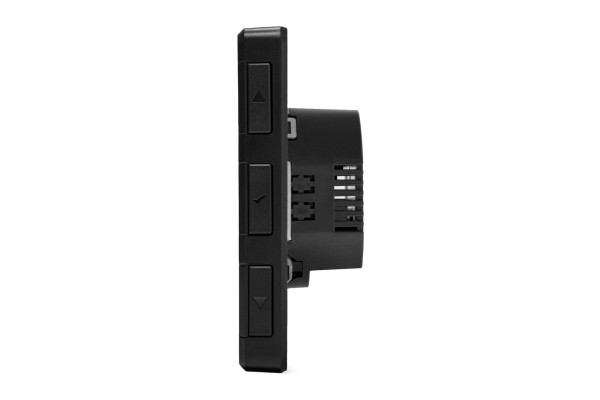 ENGO EONE230B терморегулятор проводной, беспроводной, Zigbee, 230в со встроенным датчиком влажности, черный