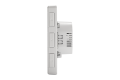 ENGO EONE230W Терморегулятор беспроводной/проводной, Zigbee, 230V с датчиком влажности и подключением датчика пола, белый