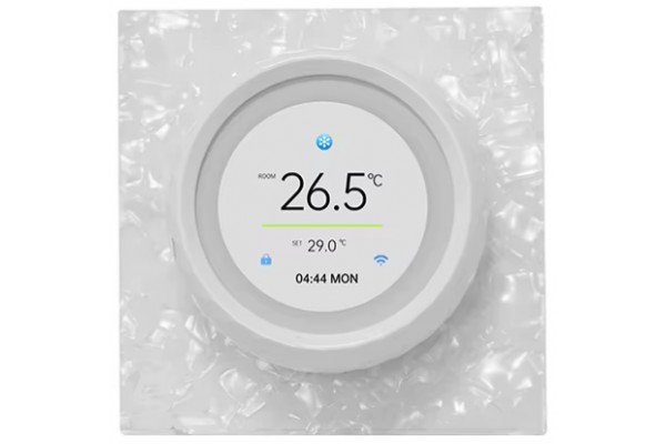 KiPTOVER T100 термостат 16А, Wi-Fi, белый (стеклянная крошка)