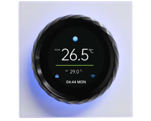 KiPTOVER T100 термостат 16А, Wi-Fi, белый, чёрный