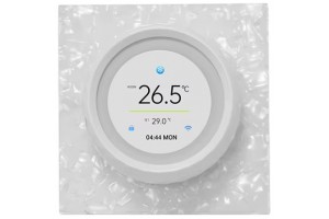 KiPTOVER T100 термостат 16А, Zigbee, белый (стеклянная крошка)