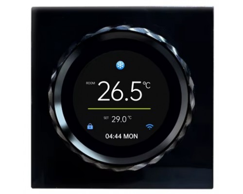 KiPTOVER T100 термостат 5А, Zigbee, сухой контакт, чёрный