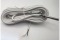 Датчик температуры NTC 10k, 5м, 6х50mm, (-40/110C), ПВХ, белый