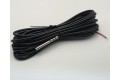Датчик температуры NTC 10k, 5м, 4.4x40mm, (-30/150C), силикон, черный
