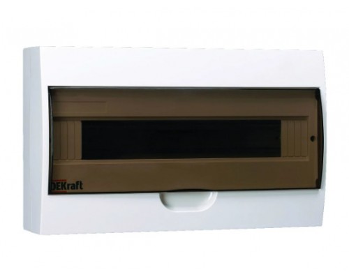 Корпус пластиковый навес. 18мод. IP41 ЩРН-П-18 DEKraft 31012DEK, белый