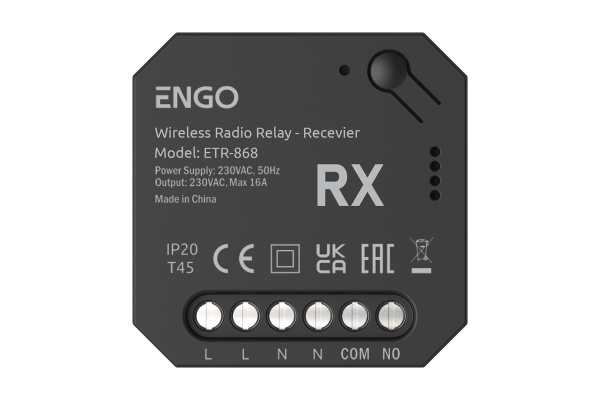 ENGO Беспроводное реле EngoLink с радиоуправлением 868 МГц, 230В