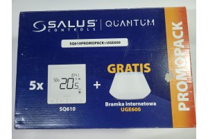Комплект 5 терморегуляторов SQ610 Salus и wi-fi шлюз uge600