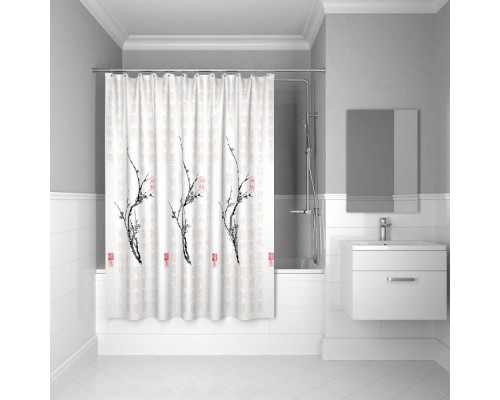 Штора для ванной комнаты IDDIS Cherry Tree 200*200 см 200*200 см