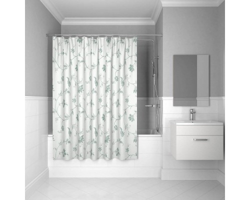 Штора для ванной комнаты IDDIS Elegant 200*200 см elegant silver