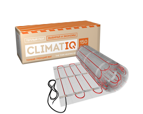 Нагревательный мат Climatiq 1800 вт, 12 кв.м., теплый пол под плитку