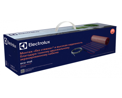 Теплый пол Electrolux Eco Mat 1200 вт, 8 кв.м., под плитку EEM2-150-8