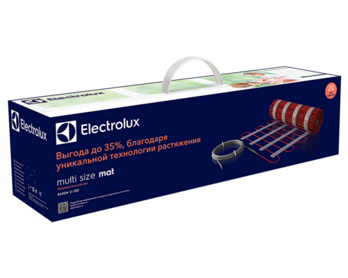 Теплый пол Electrolux Multi Size Mat 75 вт, 0.5 кв.м., растягивающийся мат под плитку EMSM2-150-0,5