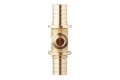 Elsen Тройник переходной 25x16x25 аксиальный PEX, латунь