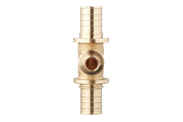 Elsen Тройник переходной 25x16x25 аксиальный PEX, латунь