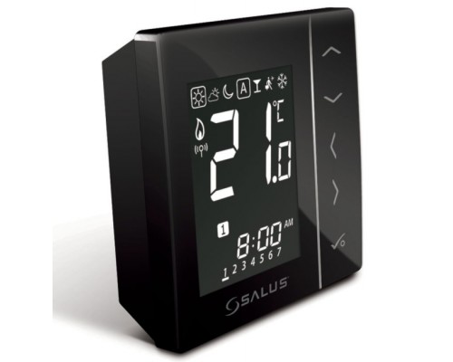 Salus VS20BRF Черный Терморегулятор беспроводной, программируемый, Zigbee