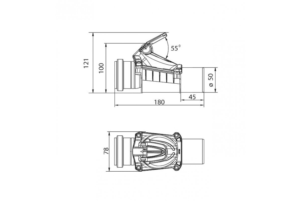 Обратный клапан канализационный схема