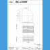 Гофра фановая McAlpine Гофрированный 90, 110мм, MRWC-F11R