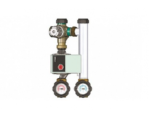 Насосная группа Elsen смесительная, DN 20, без насоса, с термостатическим клапаном 25-55°C