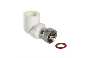 Угольник Valtec PPR с накидной гайкой 20х3/4, VTp.758.0.02005