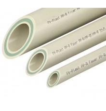 FV-Plast труба полипропиленовая 25х4,2мм Стекловолокно, 107025Z (4 метра)