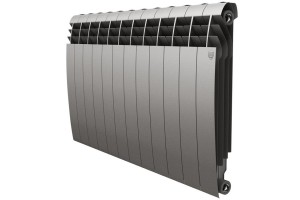 Биметаллический радиатор Royal Thermo Biliner Satin Silver 500/12 секций, НС-1176316