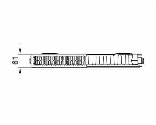 Радиатор стальной Kermi FK0 11, 500/400, боковое