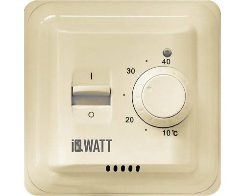 Терморегулятор IQ Watt Thermostat M кремовый