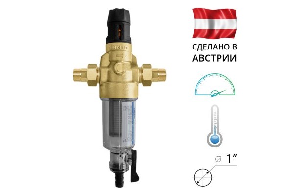 BWT Protector mini С/R HWS 3/4 фильтр механической очистки воды с редуктором давления, 810549
