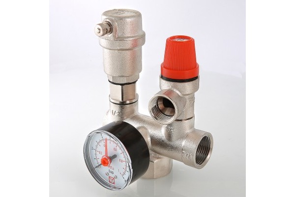Группа безопасности Valtec 3 бар для котла 1, VT.460.0.0