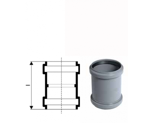 Муфта 110 мм для внутренней канализации Ostendorf, 115510