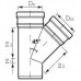 Тройник 50x110 мм 45° для внутренней канализации Ostendorf, 115220