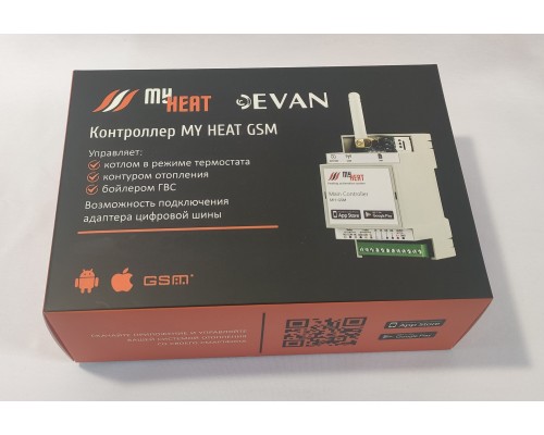 MyHeat Контроллер терморегулятор GSM для управления двумя приборами отопления