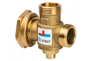 STOUT Термостатический смесительный клапан G 1M-G 11/2 F-G 1M   70°С