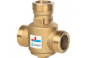 STOUT Термостатический смесительный клапан G 1 1/4 НР  60°С