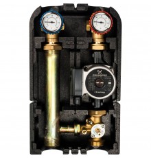 STOUT Насосная группа с 3-х ходовым приводным смесителем 1с насосом Grundfos UPSO 25-65