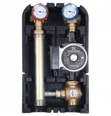 STOUT Насосная группа для твердотопливных котлов 1 с насосом Grundfos UPSO 25-65 в теплоизоляции