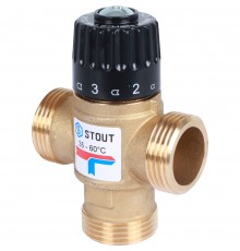 STOUT смесительный клапан систем отопления и ГВС 1 НР 30-60 KV 1,6