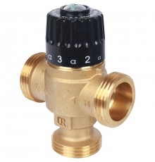 STOUT Термостатический смесительный клапан для систем отопления и ГВС 1 1/4 НР 30-65°С KV 3,5